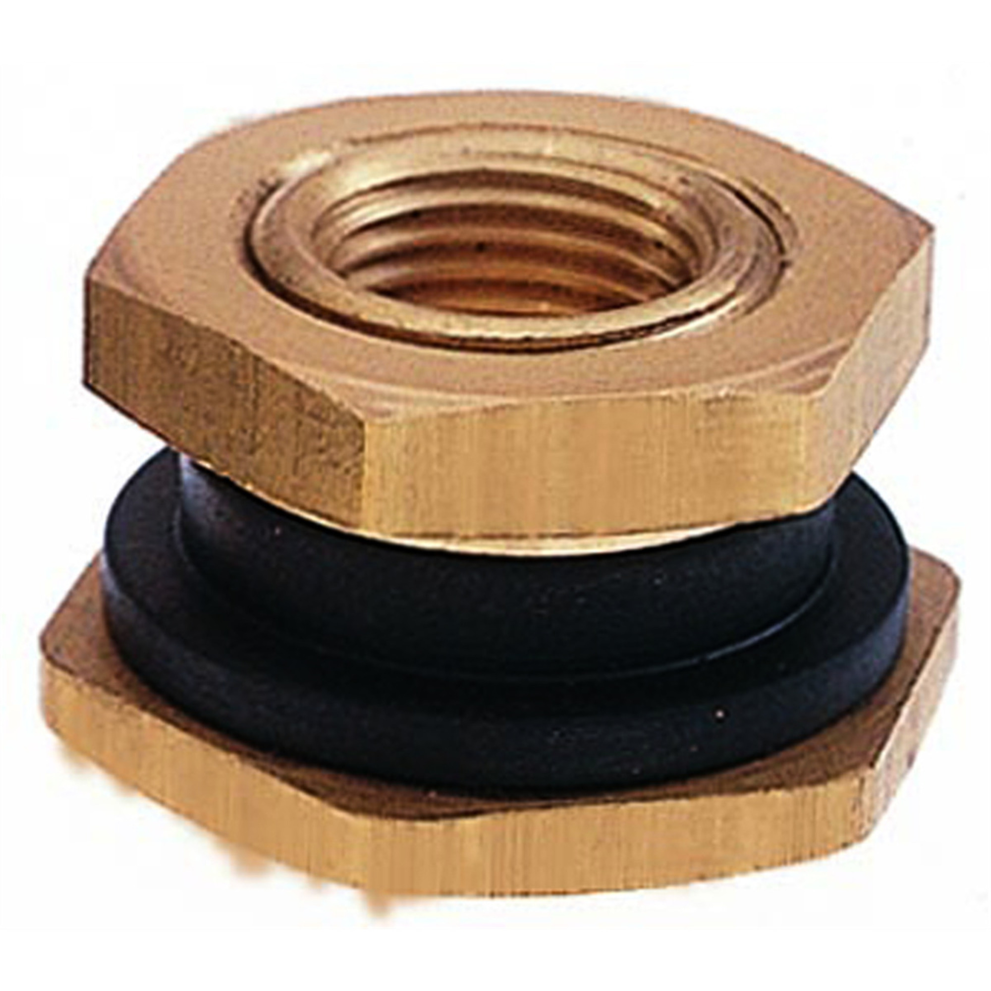 Haltec Rim Spud Straight Tire Valve — Large Bore, Fits 13/16in. Rim Hole, 1 1/16in. Height, Model# HALH-41